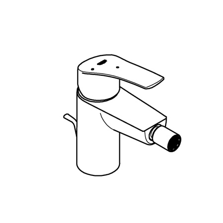 Смеситель для биде с донным клапаном CoolStart Grohe Eurosmart New 32928 003 (32928003) хром